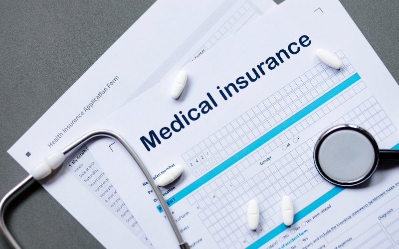 medical insurance background.
